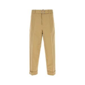 Jil Sander Men Beige Cotton Blend Pant